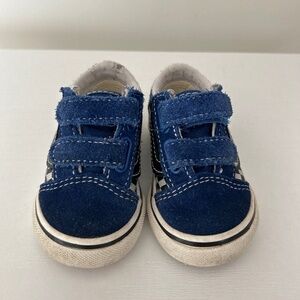 Vans checkered velcro sneakers